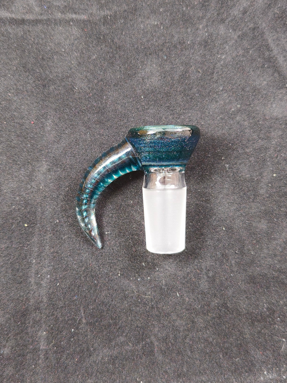 Moose Glass - 5 Hole Disc Screen Bong Slide Bowl Piece (18MM Male) (Accented) - Image 48
