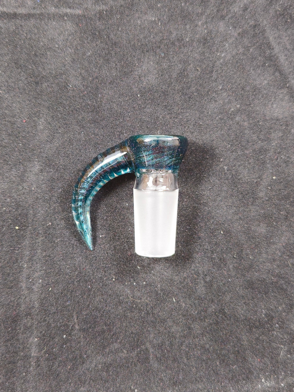 Moose Glass - 5 Hole Disc Screen Bong Slide Bowl Piece (18MM Male) (Accented) - Image 49