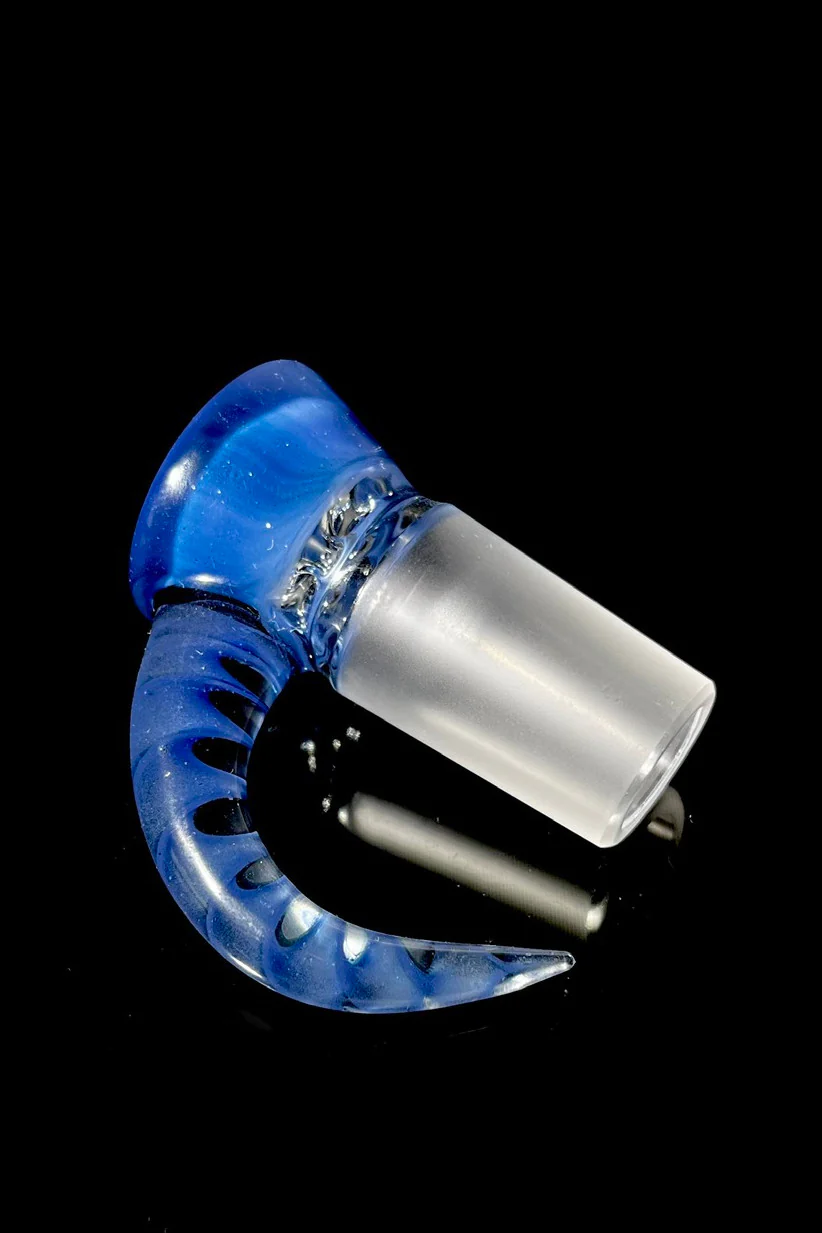 Moose Glass - 5 Hole Disc Screen Bong Slide Bowl Piece (18MM Male) (Accented) - Image 7
