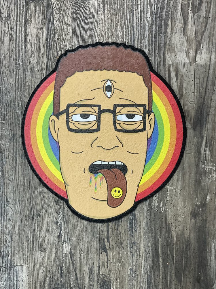 East Coasters - 12"+ Die Cut J. Owsley - KING OF THE TABS Coaster Dab Mat