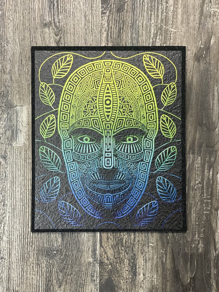 East Coasters - 12"x10" KE VISUALS - AYASCHA MAN Limited Edition Coaster Dab Mat