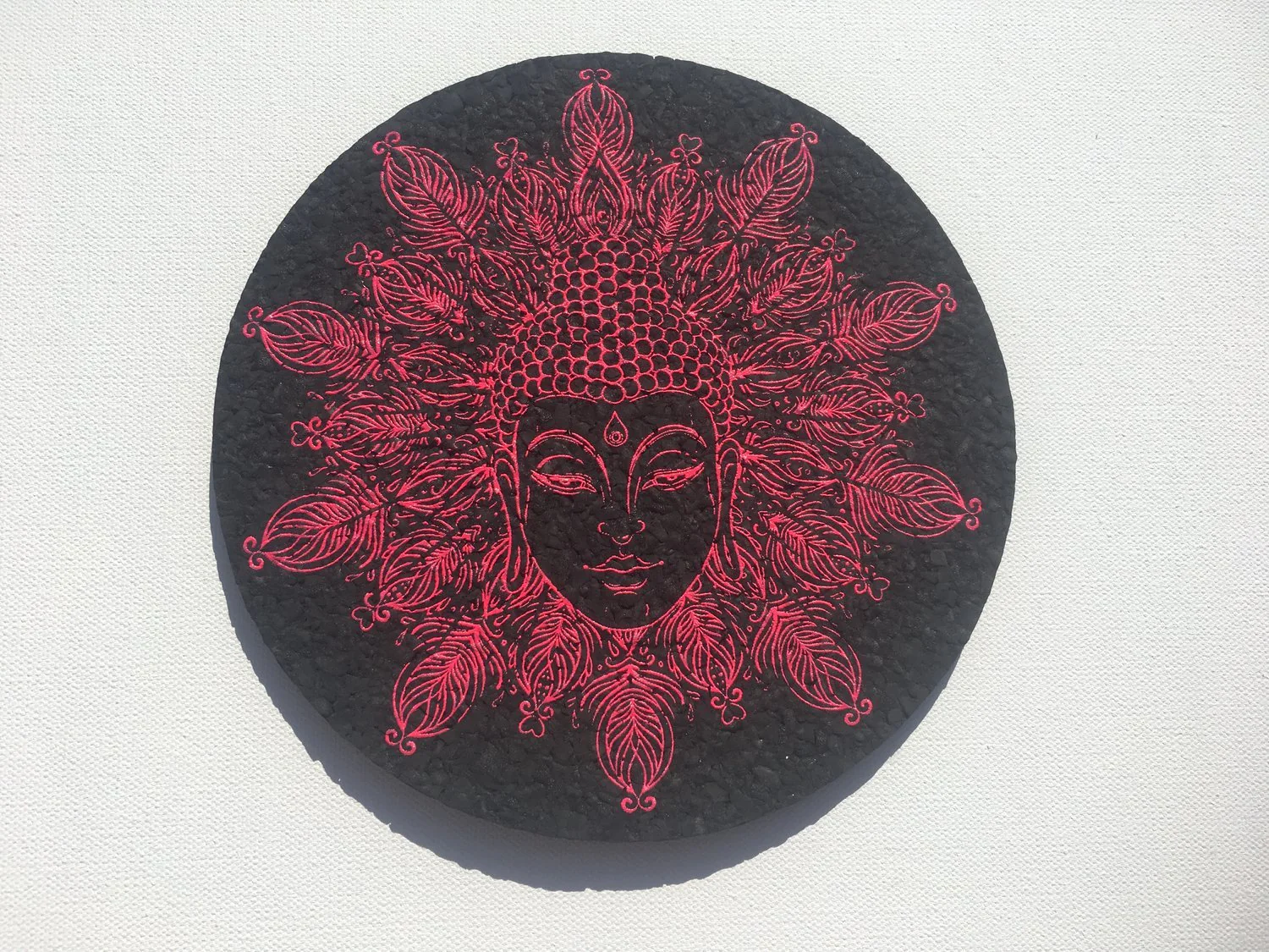 East Coasters - 8" Buddha Head Coaster Dab Mat (1 Chosen At Random) - Image 4