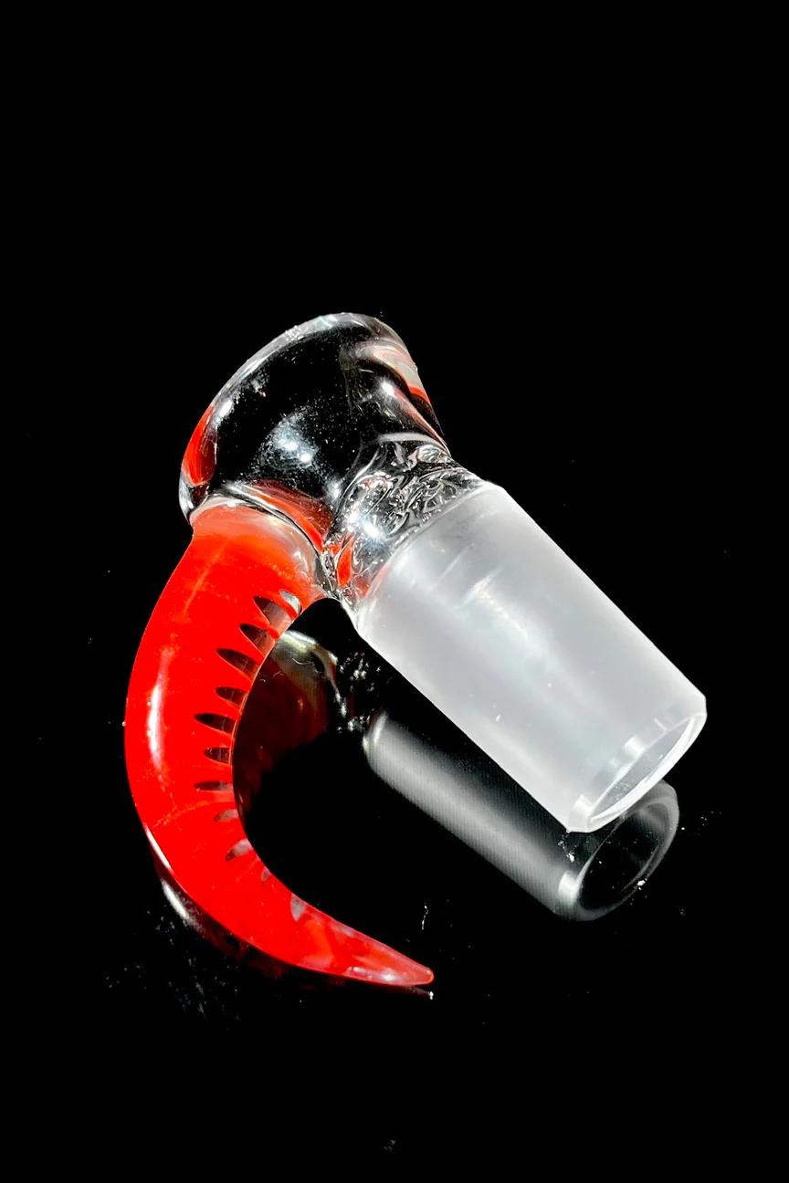 Moose Glass - 5 Hole Disc Screen Bong Slide Bowl Piece (18MM Male) (ALL) - Image 3