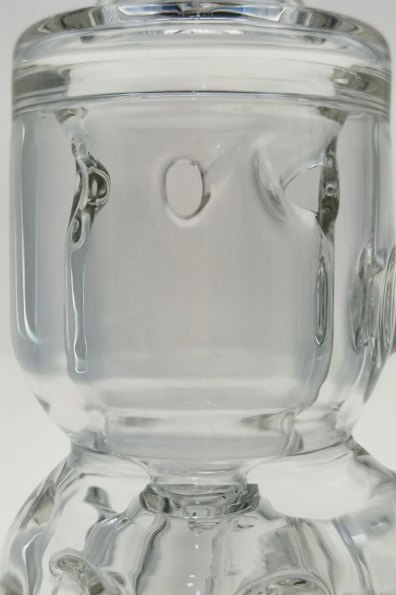 TAG - 8.5" Faberge Egg Klein Incycler (Recycler) Dab Rig w/ Super Slit Puck (14MM Female) - Image 118