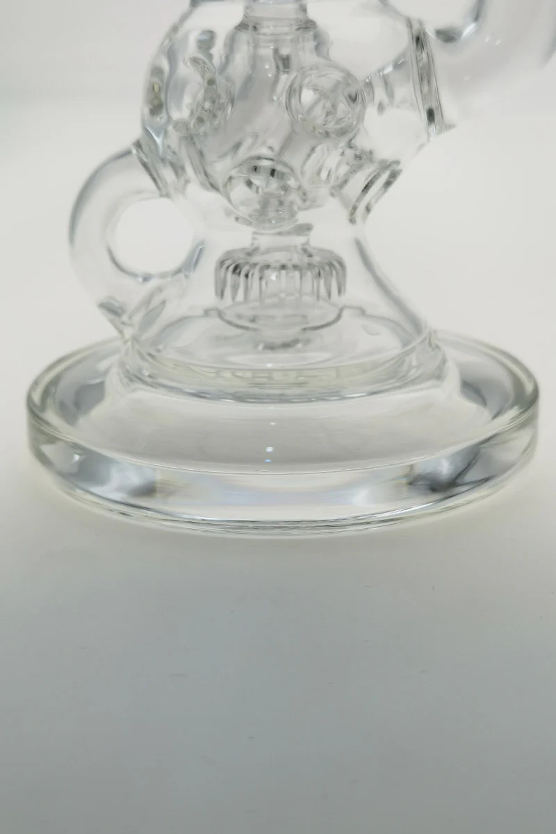 TAG - 8.5" Faberge Egg Klein Incycler (Recycler) Dab Rig w/ Super Slit Puck (14MM Female) - Image 136