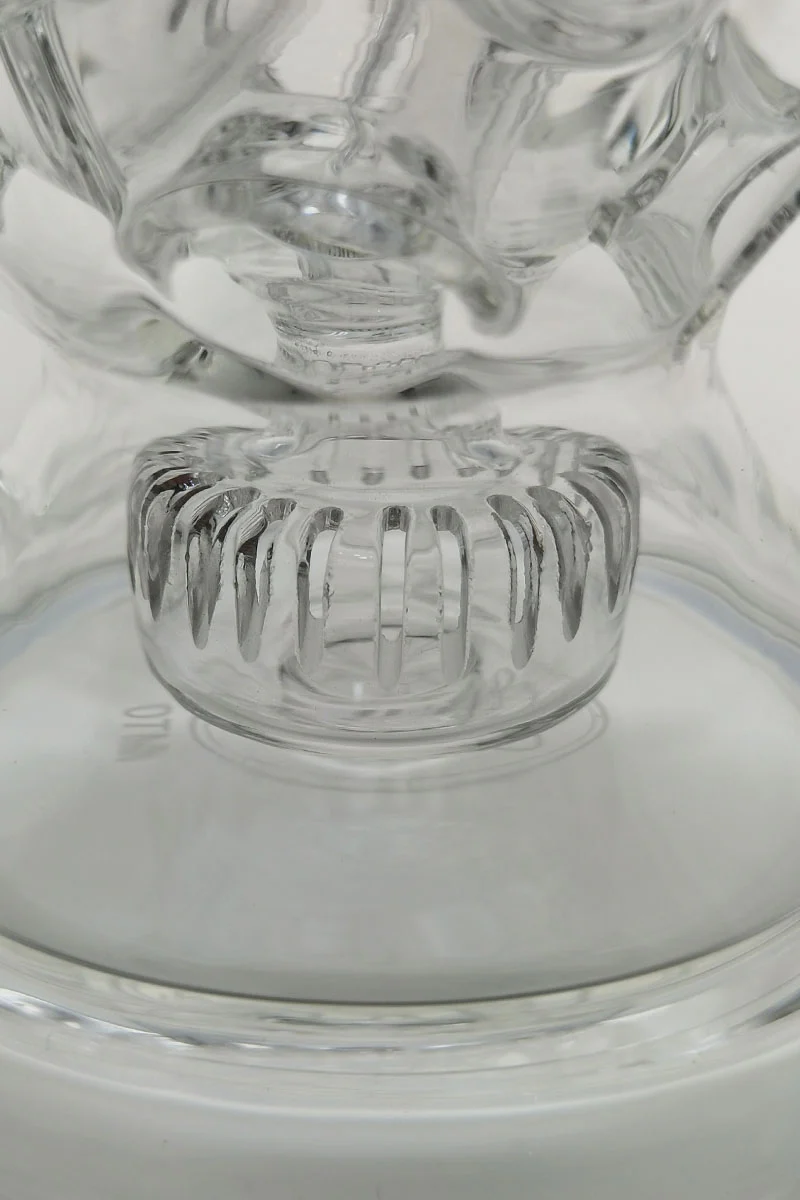 TAG - 8.5" Faberge Egg Klein Incycler (Recycler) Dab Rig w/ Super Slit Puck (14MM Female) - Image 138