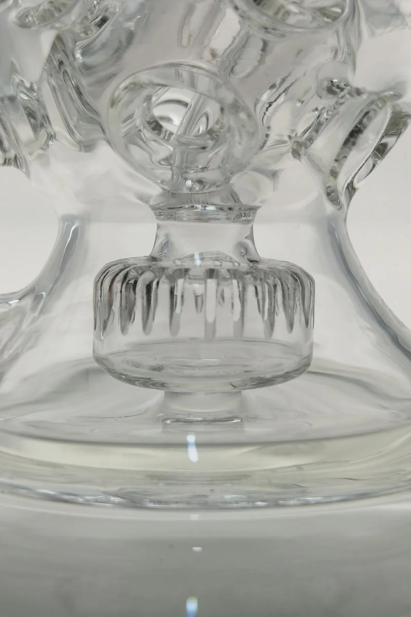 TAG - 8.5" Faberge Egg Klein Incycler (Recycler) Dab Rig w/ Super Slit Puck (14MM Female) - Image 139