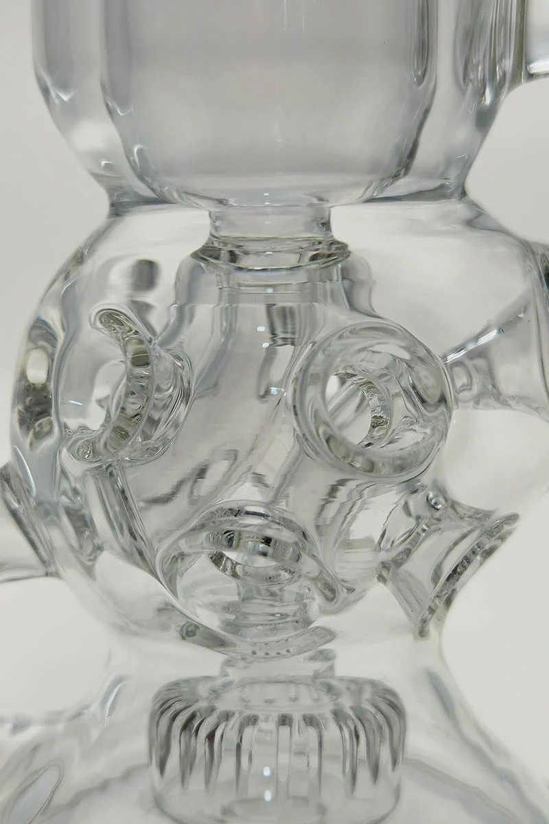 TAG - 8.5" Faberge Egg Klein Incycler (Recycler) Dab Rig w/ Super Slit Puck (14MM Female) - Image 141