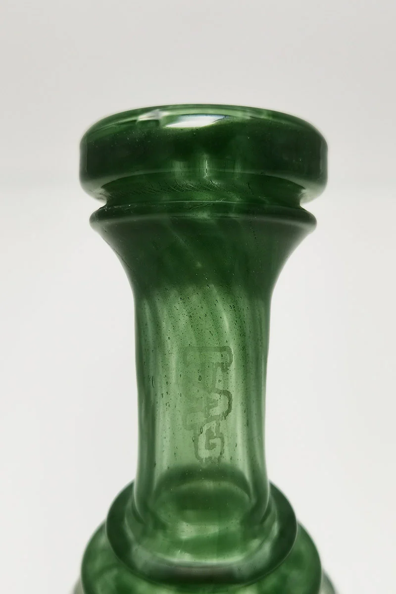 TAG - 8.5" Faberge Egg Klein Incycler (Recycler) Dab Rig w/ Super Slit Puck (14MM Female) - Image 161