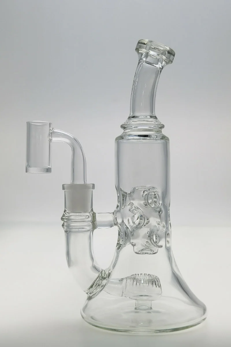 TAG - 8.5" Faberge Can Super Slit Donut Dab Rig with Bellow Base 44x4MM (14MM Female) - Image 2