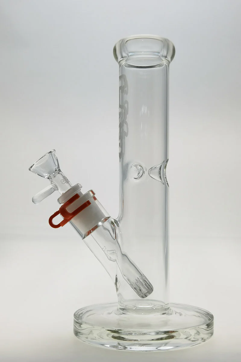 TAG - 10" Straight Tube Bong 44x4MM - 18/14MM Downstem (3.00") - Image 4
