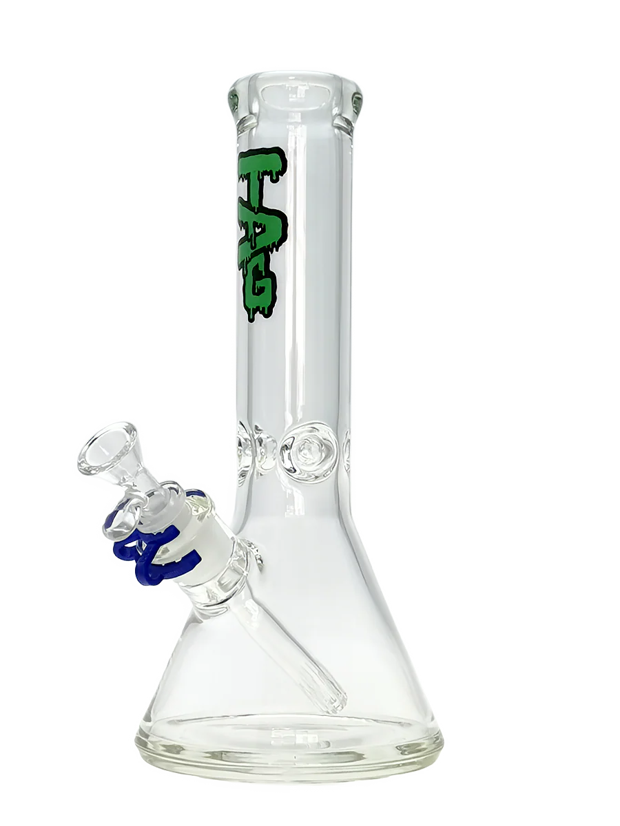 TAG - 12" Beaker Bong 50x7MM - 18/14MM Downstem (4.25") - Image 3