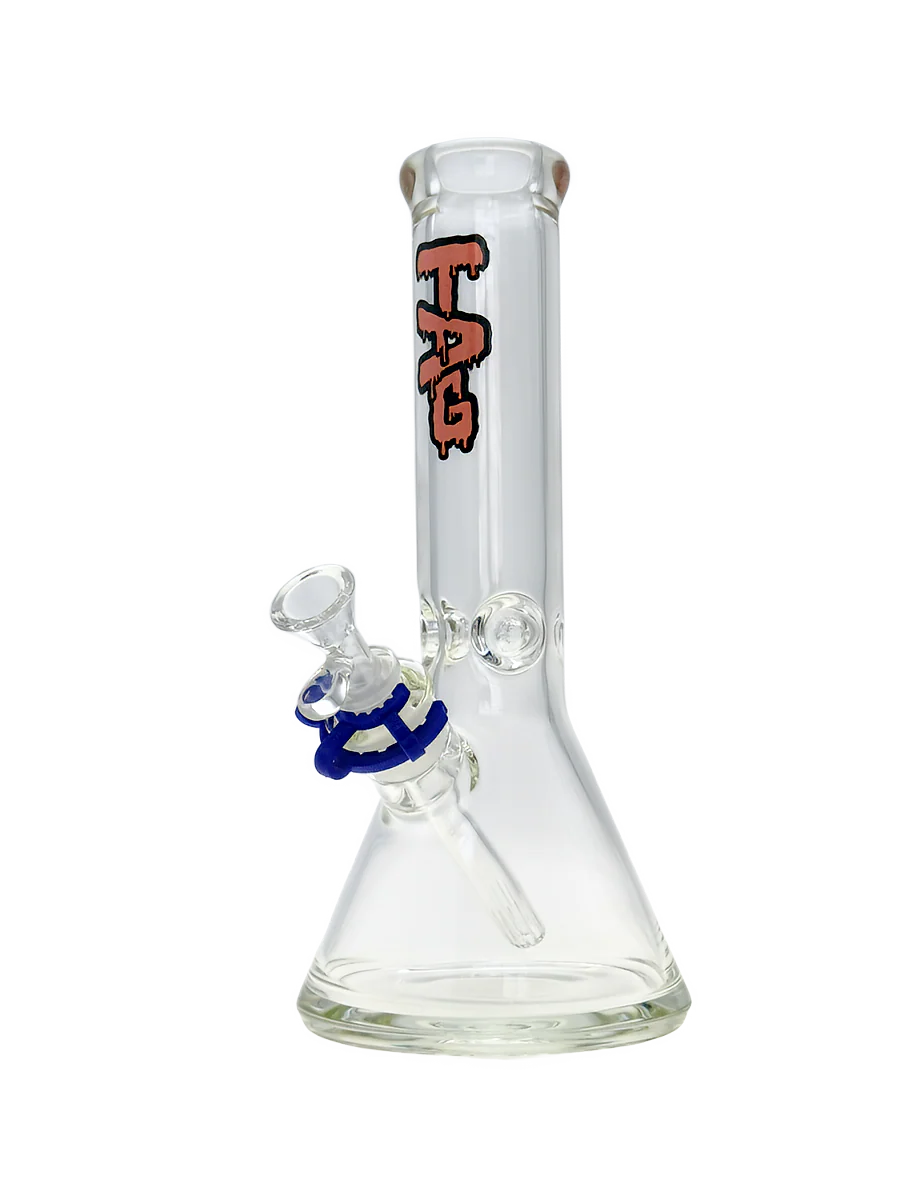 TAG - 12" Beaker Bong 50x7MM - 18/14MM Downstem (4.25") - Image 4