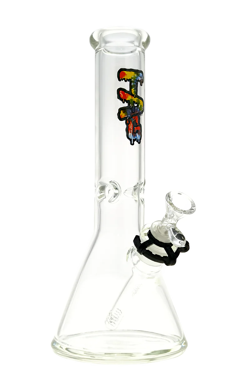 TAG - 12" Beaker Bong 50x7MM - 18/14MM Downstem (4.25") - Image 7
