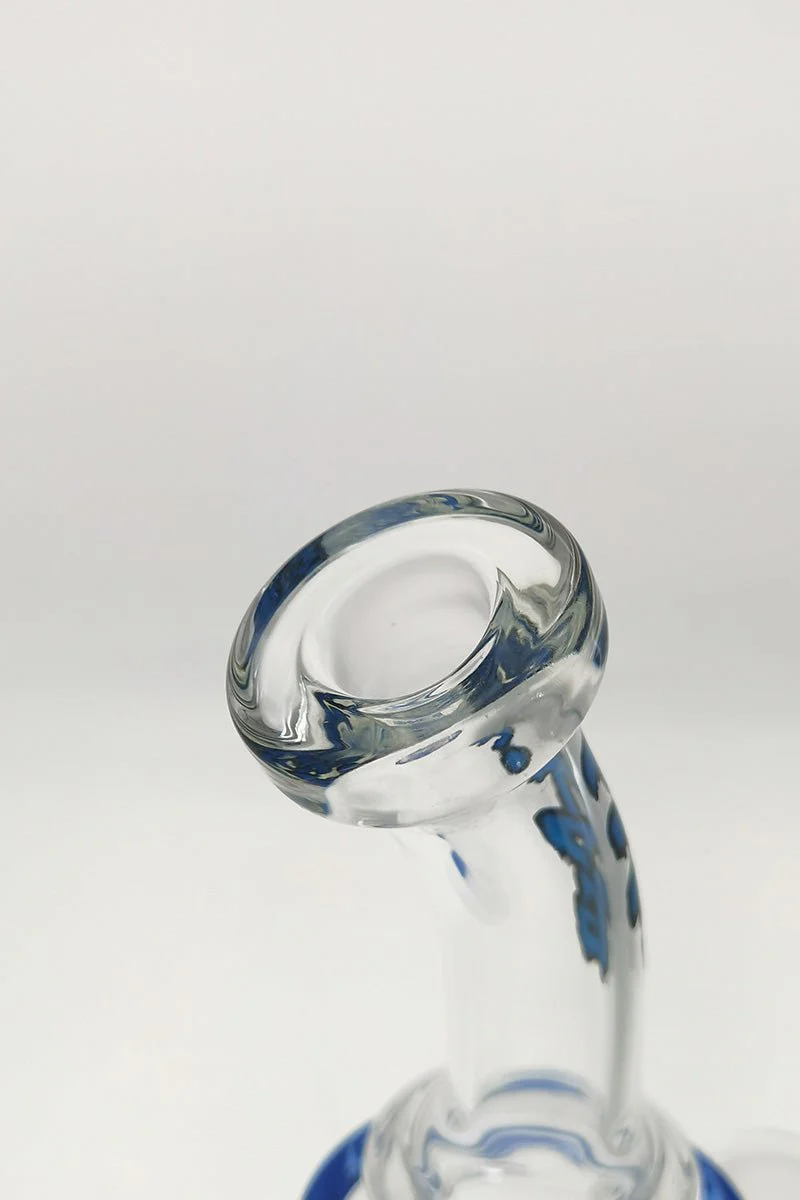 TAG - 12" Bent Neck Double Honeycomb with Spinning Splashguard Bong 65x5MM (18MM Female) - Image 5