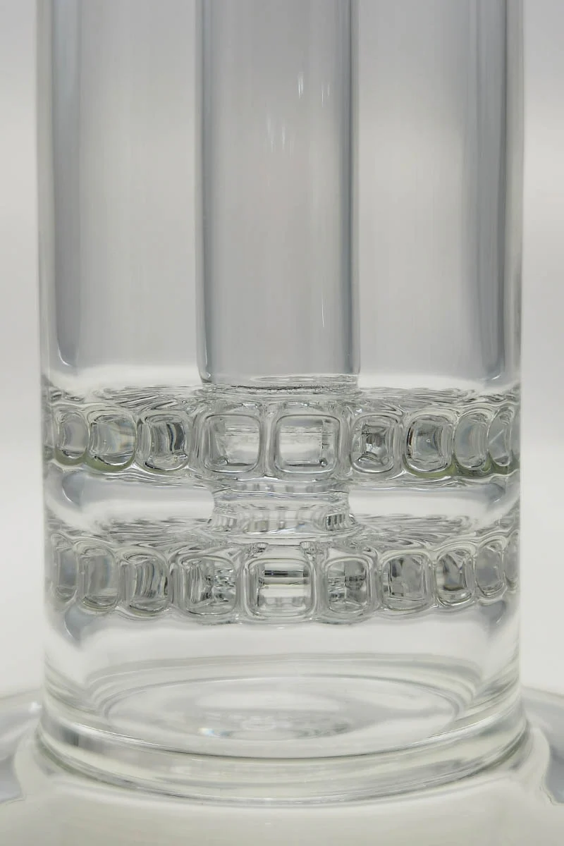 TAG - 13" Double Ratchet Bubbler Bong 65x5MM (18MM Female) - Image 13
