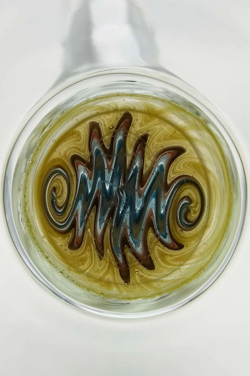 TAG - 12" Straight Tube Bong 44x4MM - 18/14MM Downstem (3.50") - Image 24
