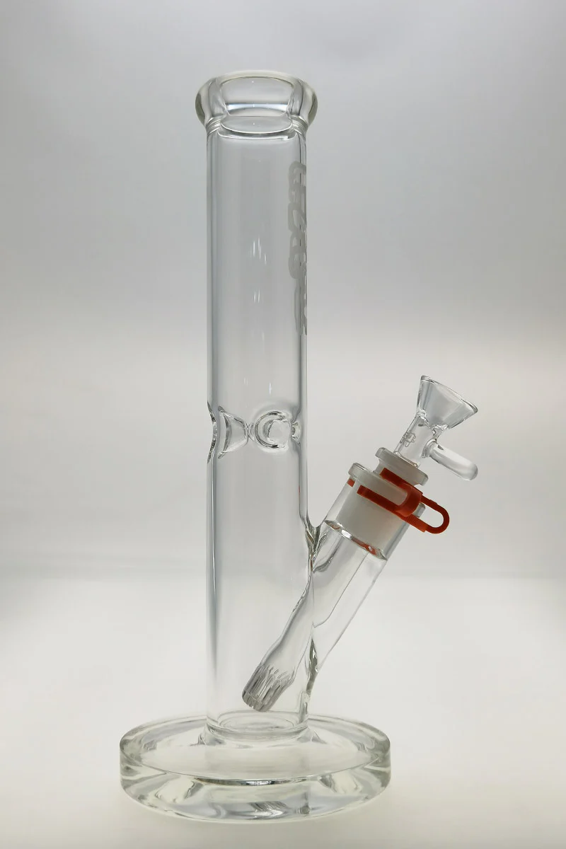 TAG - 12" Straight Tube Bong 44x4MM - 18/14MM Downstem (3.50") - Image 27
