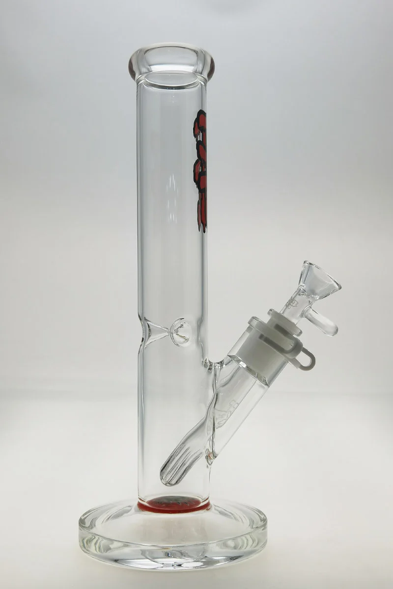 TAG - 12" Straight Tube Bong 44x4MM - 18/14MM Downstem (3.50") - Image 3