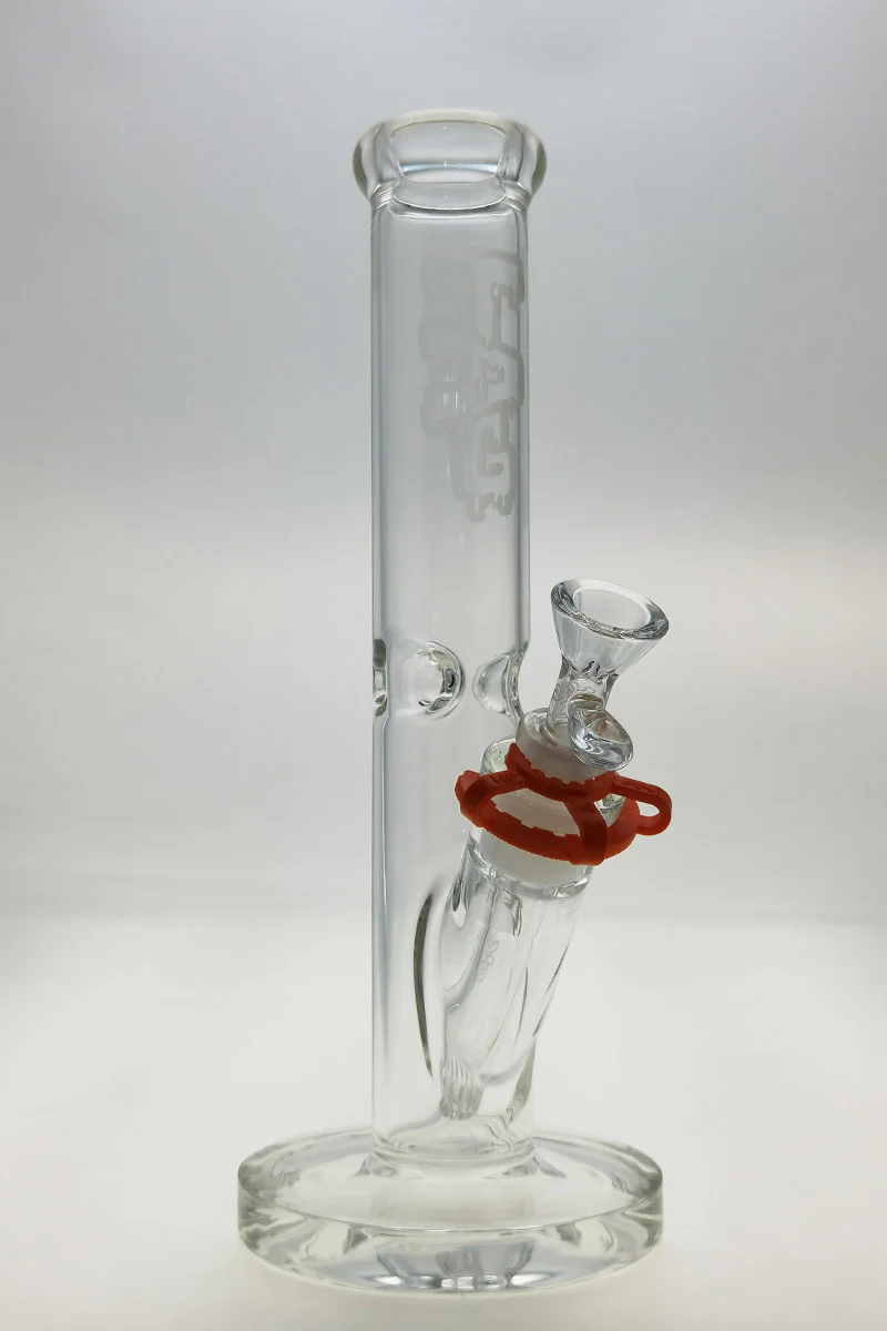 TAG - 12" Straight Tube Bong 44x4MM - 18/14MM Downstem (3.50") - Image 30