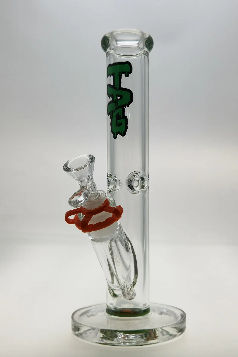 TAG - 12" Straight Tube Bong 44x6MM - 18/14MM Downstem (3.50") - Image 20