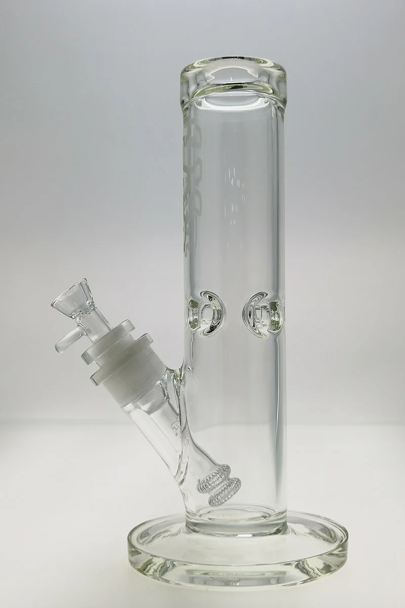 TAG - 12" Straight Tube Bong 65x7MM - 28/18MM Downstem (3.50") - Image 2