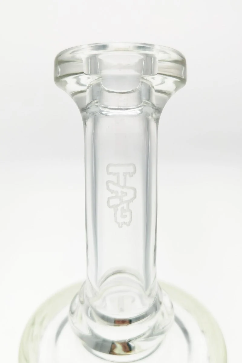 TAG - 12" Bent Neck Bellow UFO Bong 65x5MM (18MM Female) - Image 6