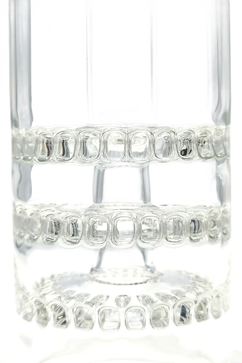 TAG - 14" Triple Ratchet Bubbler Bong 65x5MM (18MM Female) - Image 4