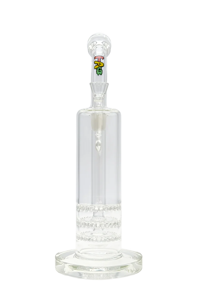 TAG - 14" Triple Ratchet Bubbler Bong 65x5MM (18MM Female) - Image 7