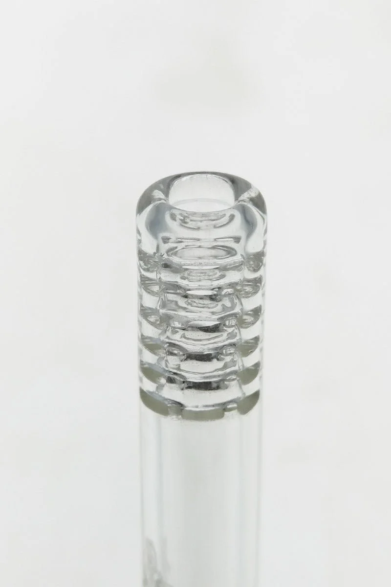 TAG - 14/10MM 6 Row x 2 (36 Hole) Open End Gridded Super Slit Bong Downstem - Image 13