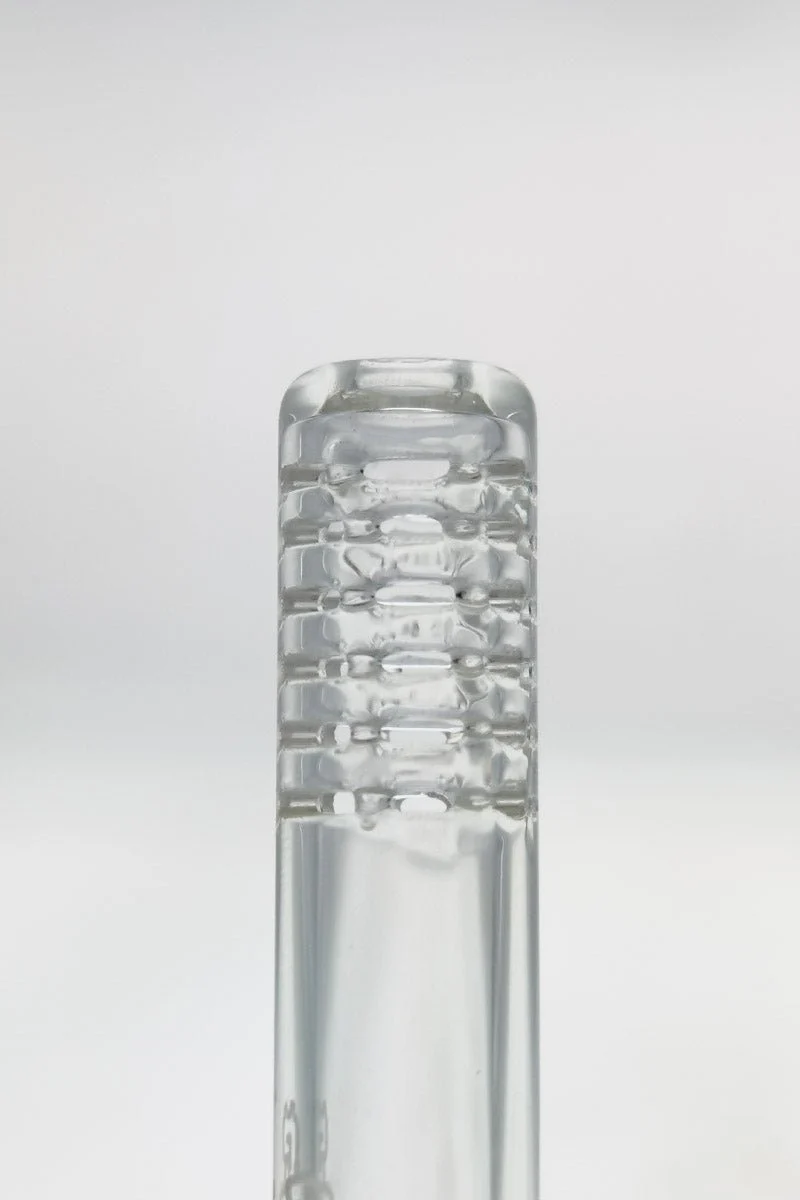 TAG - 14/10MM 6 Row x 2 (36 Hole) Open End Gridded Super Slit Bong Downstem - Image 4