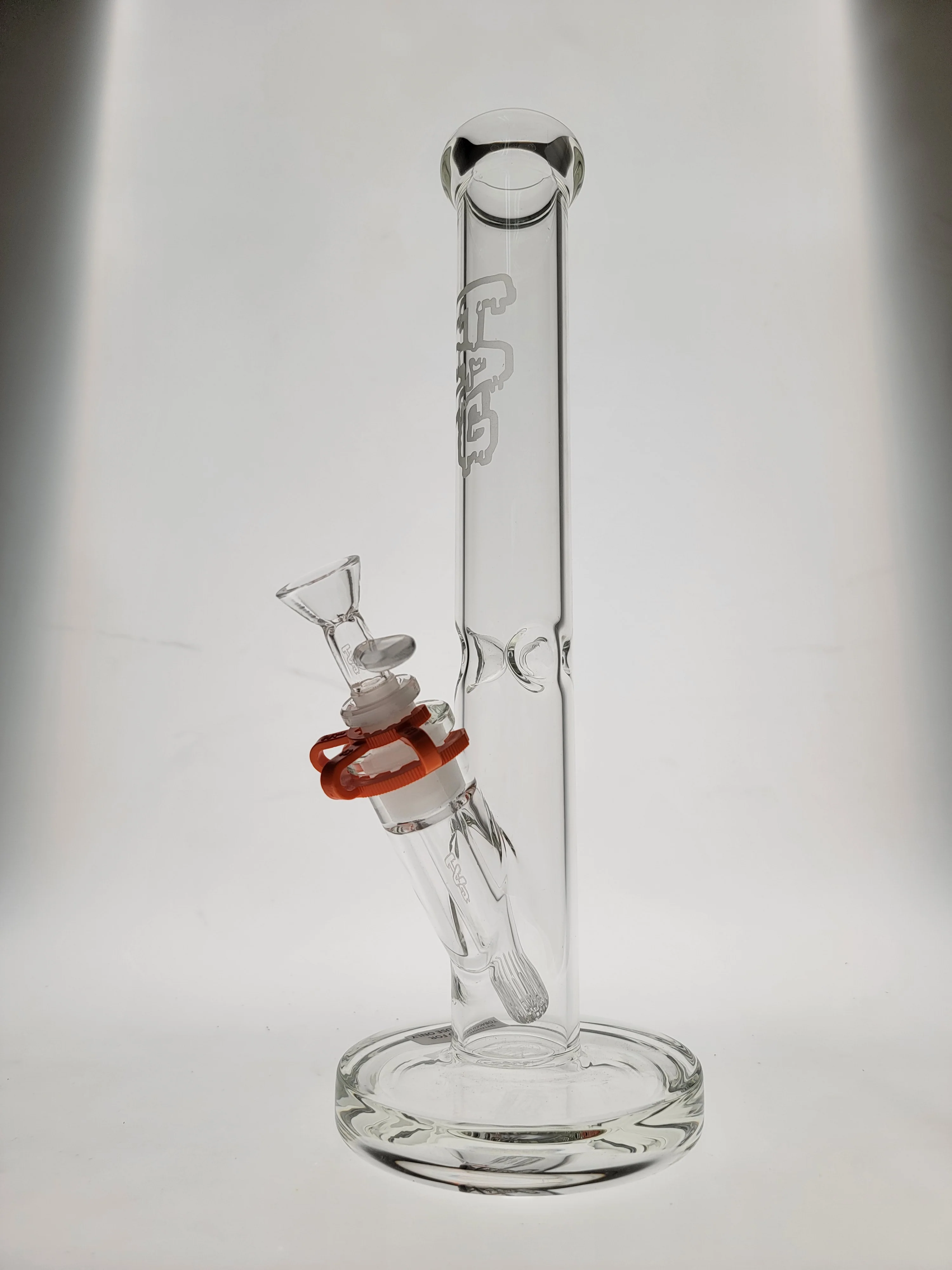 TAG - 14" Straight Tube Bong 44x4MM - 18/14MM Downstem (3.50") - Image 4