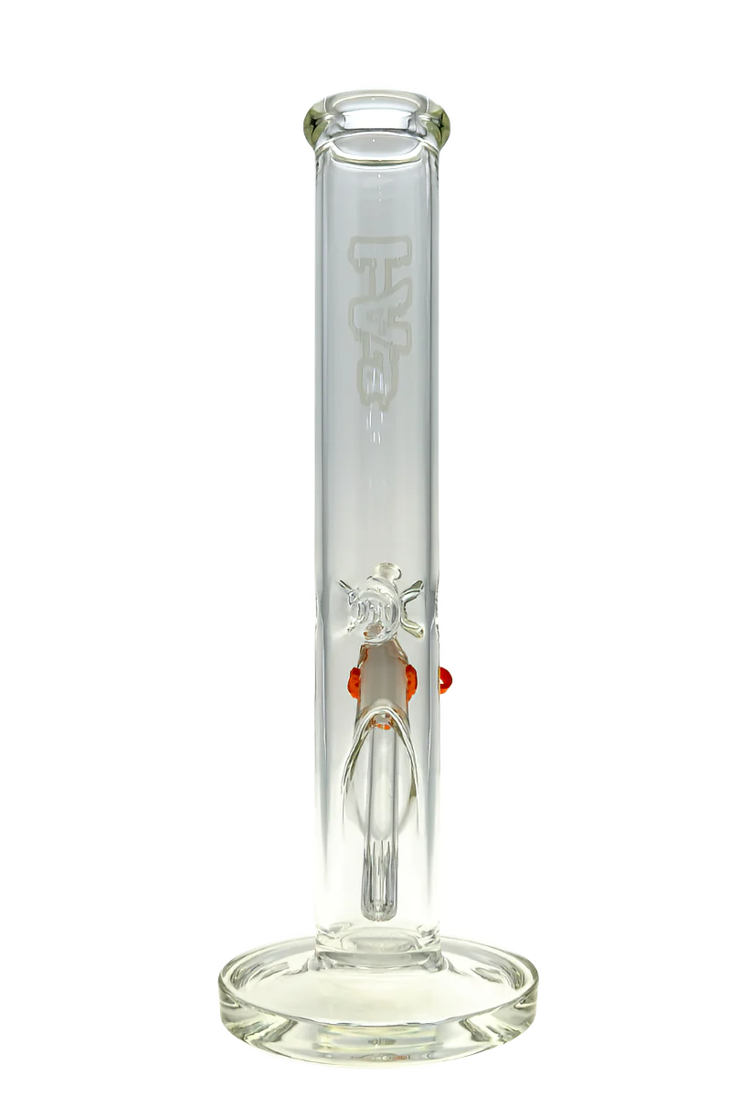 TAG - 14" Straight Tube Bong 50x5MM - 18/14MM Downstem (4.00") - Image 5
