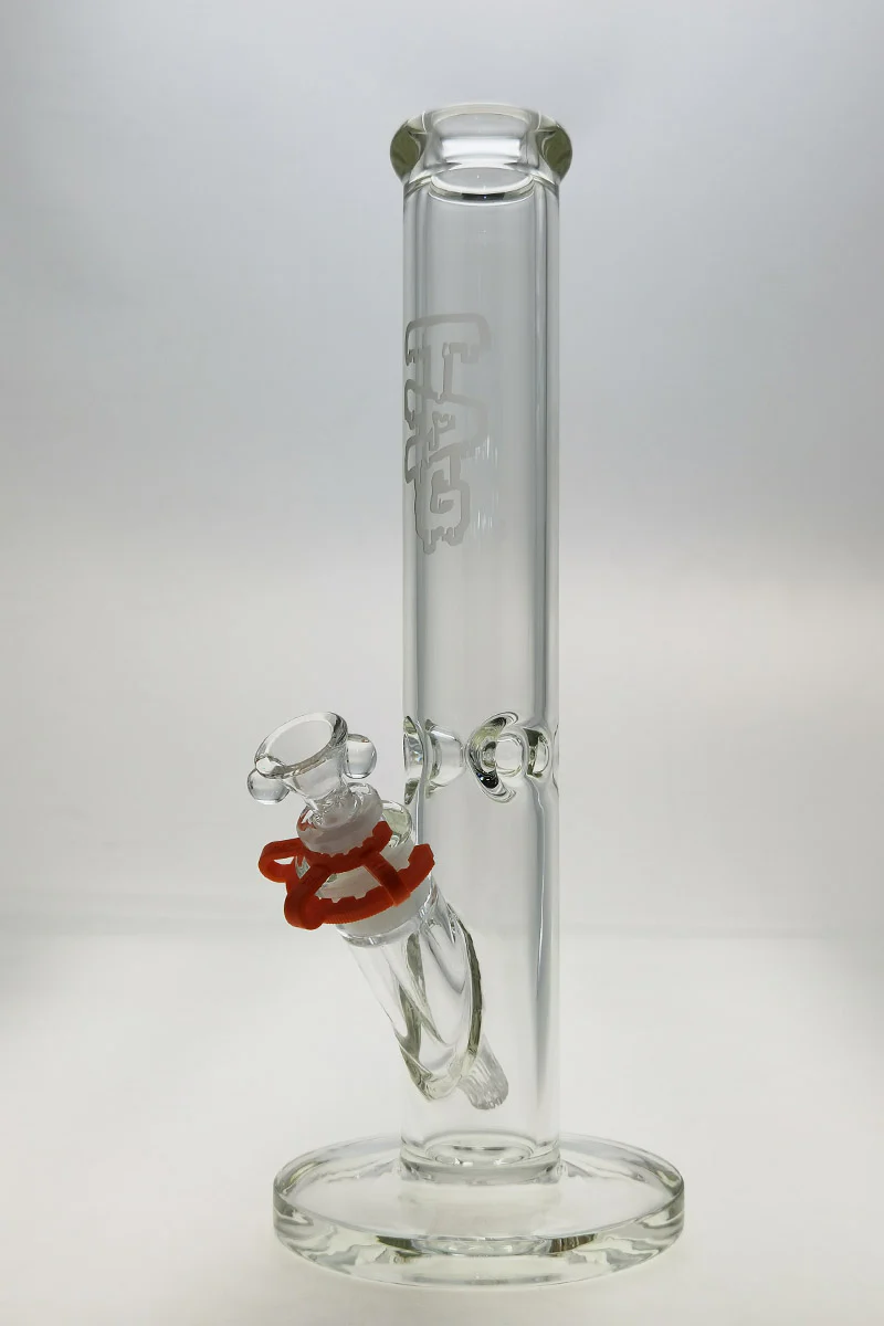 TAG - 14" Straight Tube Bong 50x7MM - 18/14MM Downstem (4.00") - Image 19