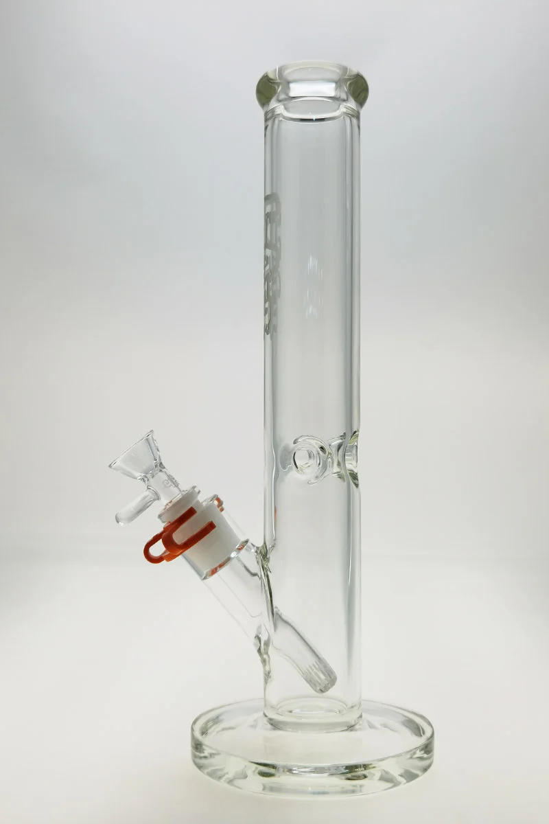 TAG - 14" Straight Tube Bong 50x7MM - 18/14MM Downstem (4.00") - Image 3