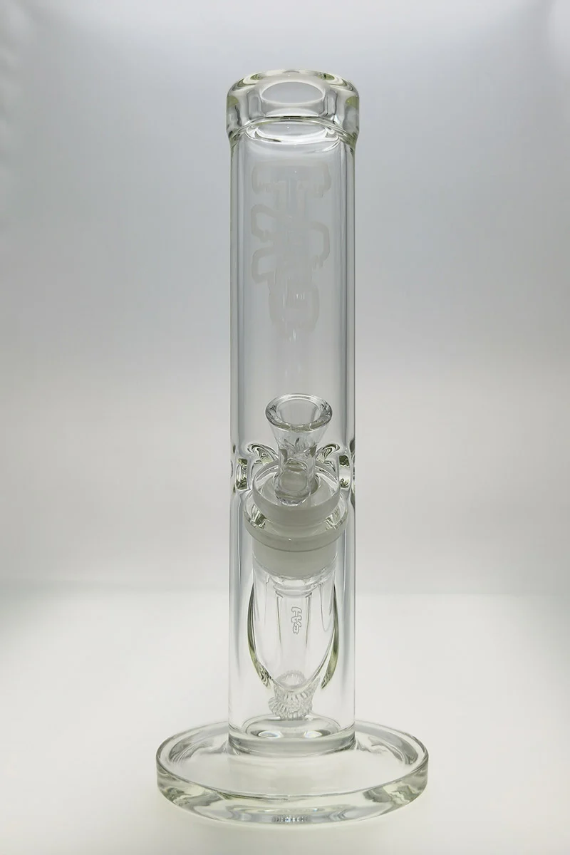 TAG - 14" Straight Tube Bong 65x7MM - 28/18MM Downstem (4.00") - Image 13