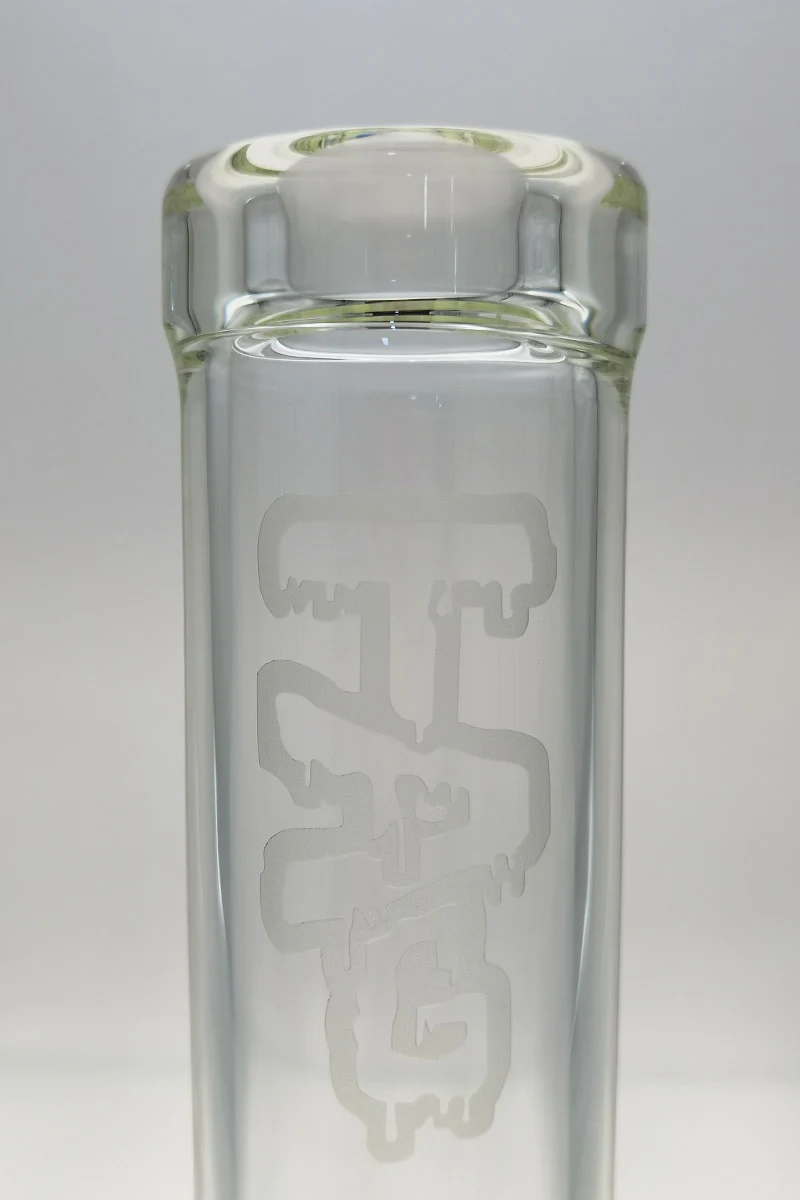 TAG - 14" Straight Tube Bong 65x7MM - 28/18MM Downstem (4.00") - Image 20