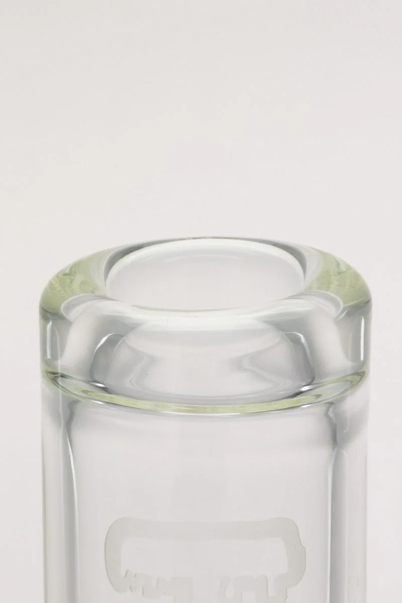 TAG - 14" Straight Tube Bong 65x7MM - 28/18MM Downstem (4.00") - Image 5