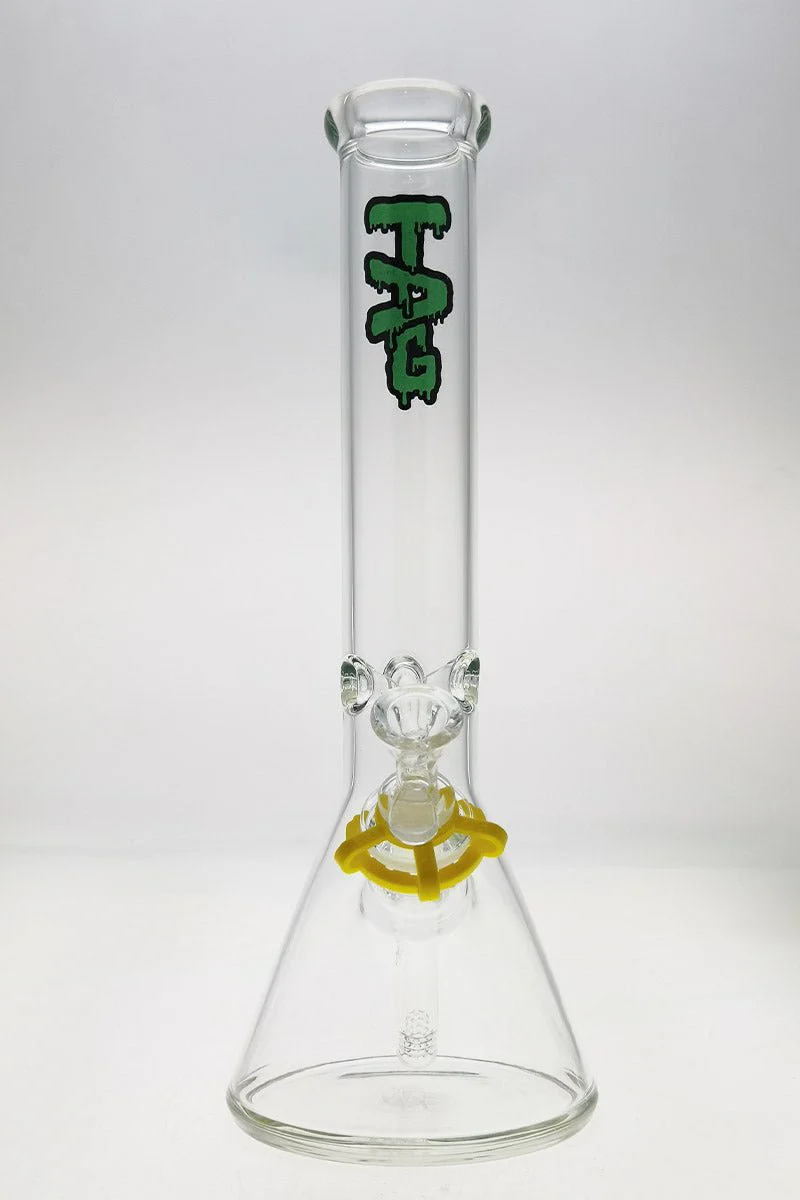 TAG - 15" Beaker Bong 50x5MM - 18/14MM Downstem (4.25") - Image 3