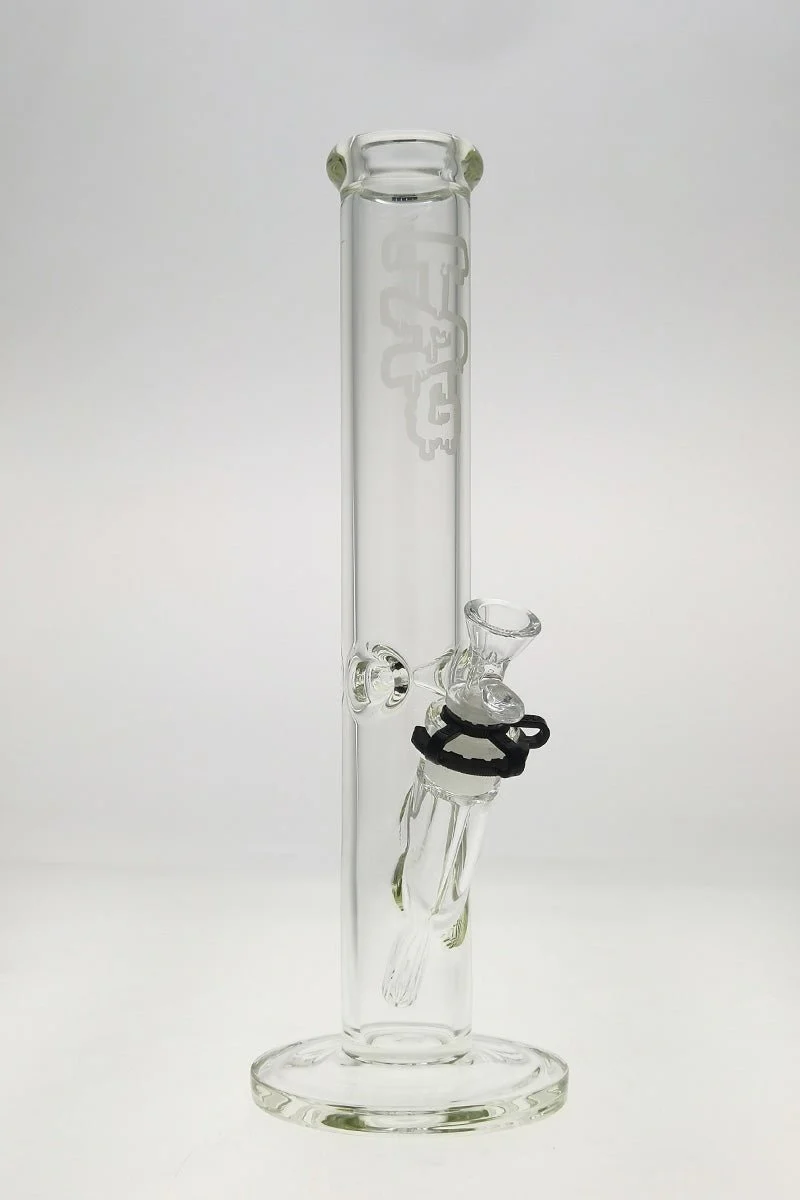 TAG - 15" Straight Tube Bong 50x7MM - 18/14MM Downstem (3.75") - Image 3
