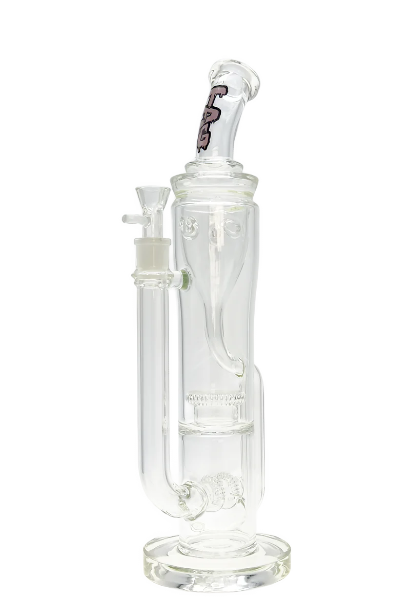 TAG - 16" Double UFO Inline to Inverted Showerhead Klein Recycler (18MM Female)