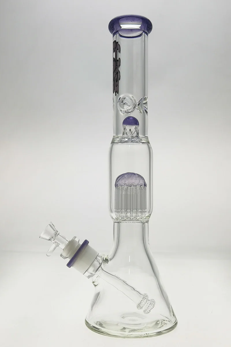 TAG - 16" Fixed 16-Arm Tree Beaker Bong 50x7MM - 28/18MM Downstem (4.25") - Image 74