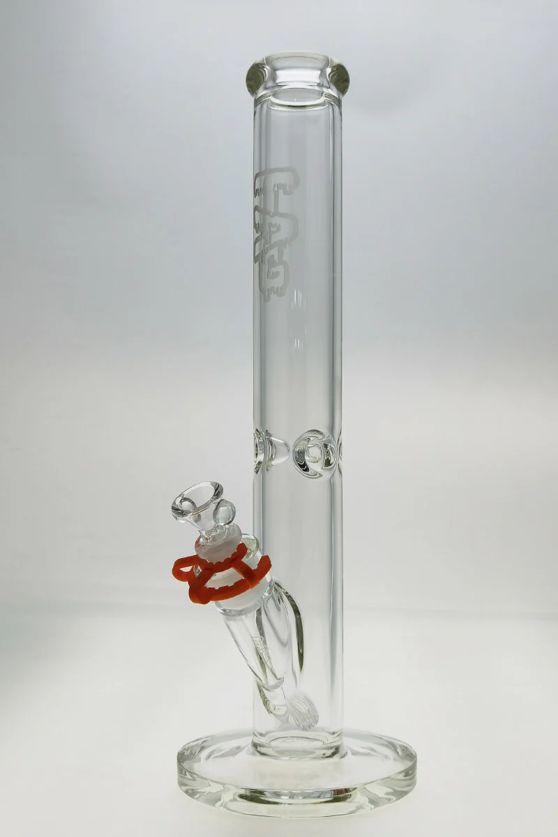 TAG - 16" Straight Tube Bong 50x7MM - 18/14MM Downstem (3.75") - Image 23
