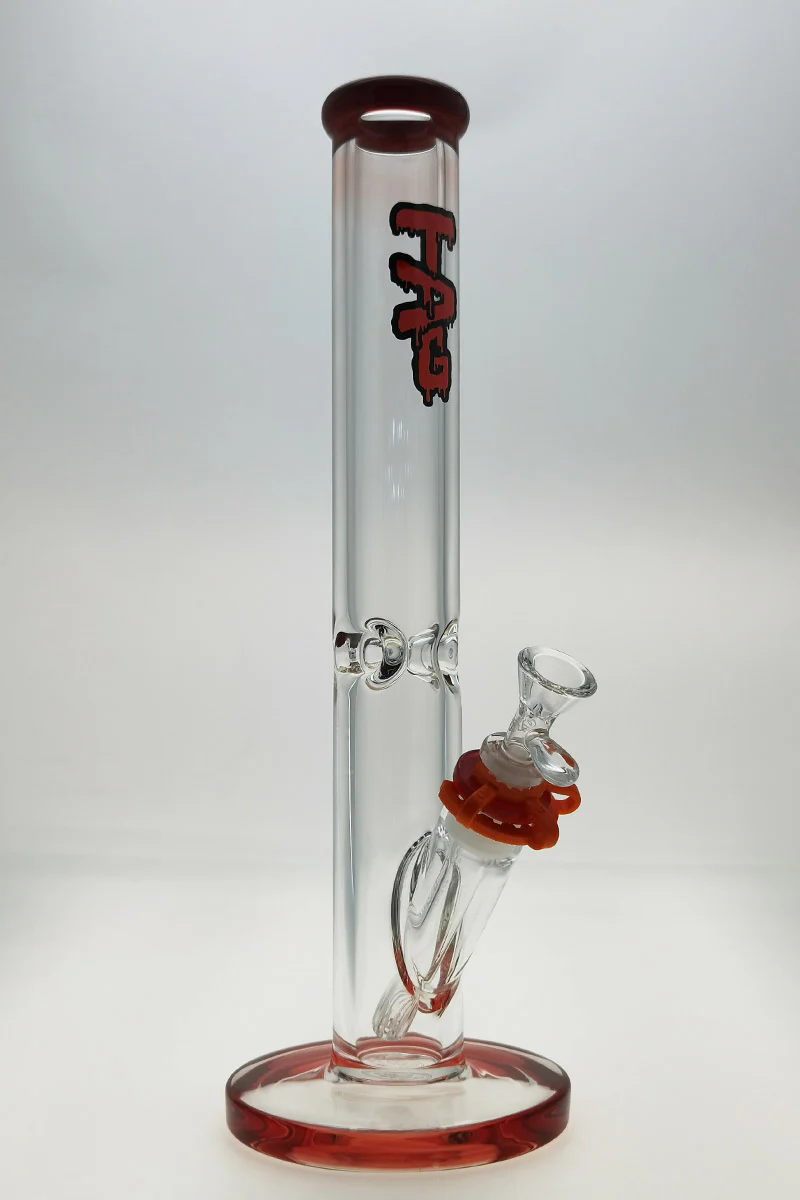 TAG - 16" Straight Tube Bong 50x9MM - 18/14MM Downstem (4.25") - Image 43