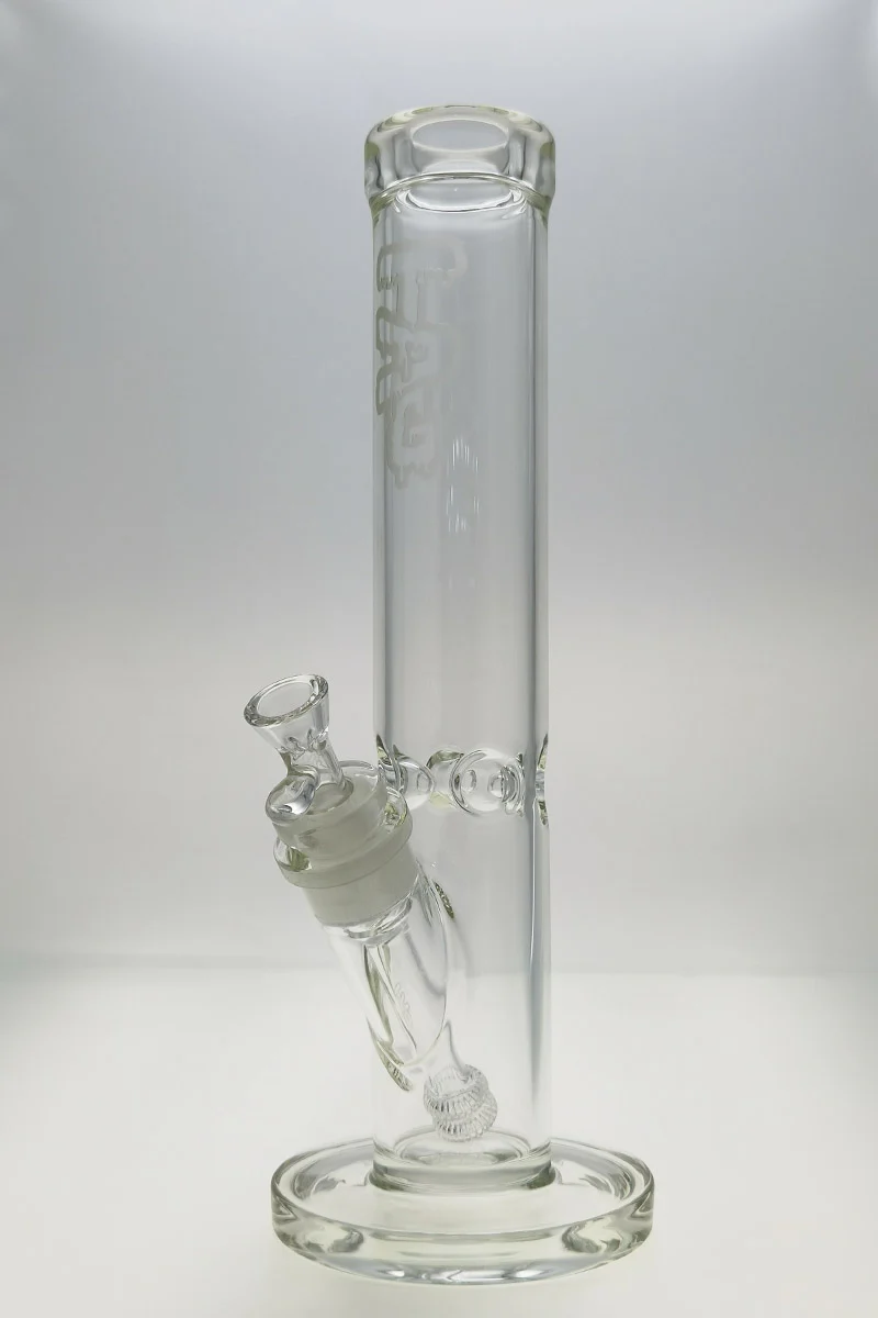 TAG - 16" Straight Tube Bong 65x7MM - 28/18MM Downstem (4.25") - Image 3