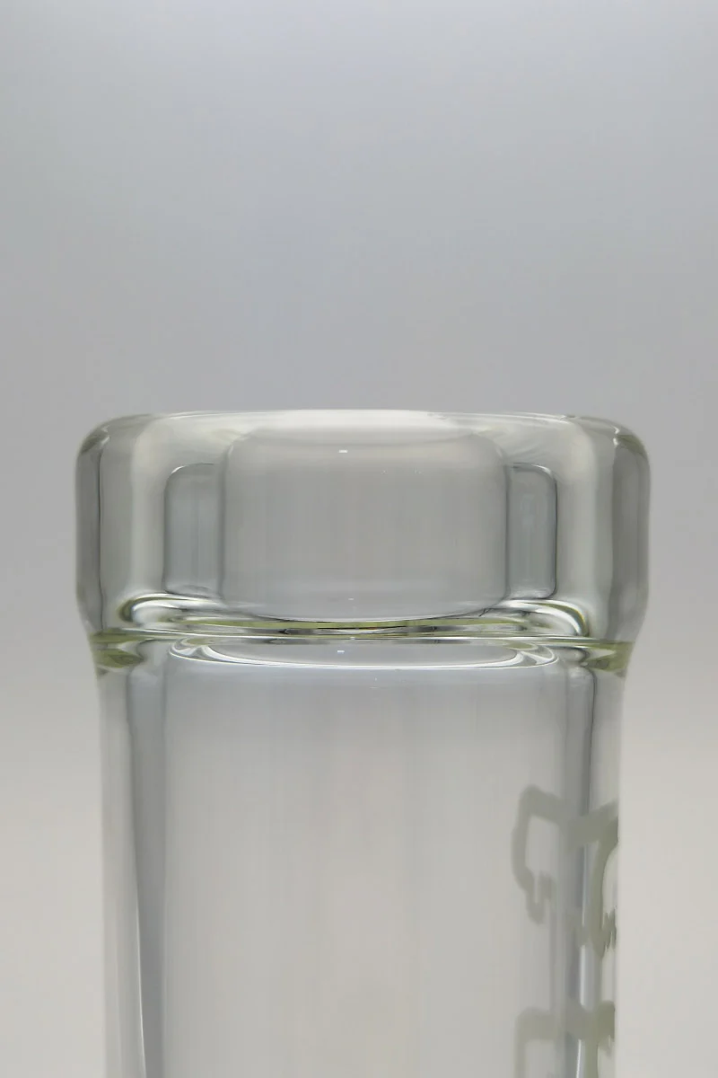 TAG - 16" Straight Tube Bong 65x7MM - 28/18MM Downstem (4.25") - Image 5