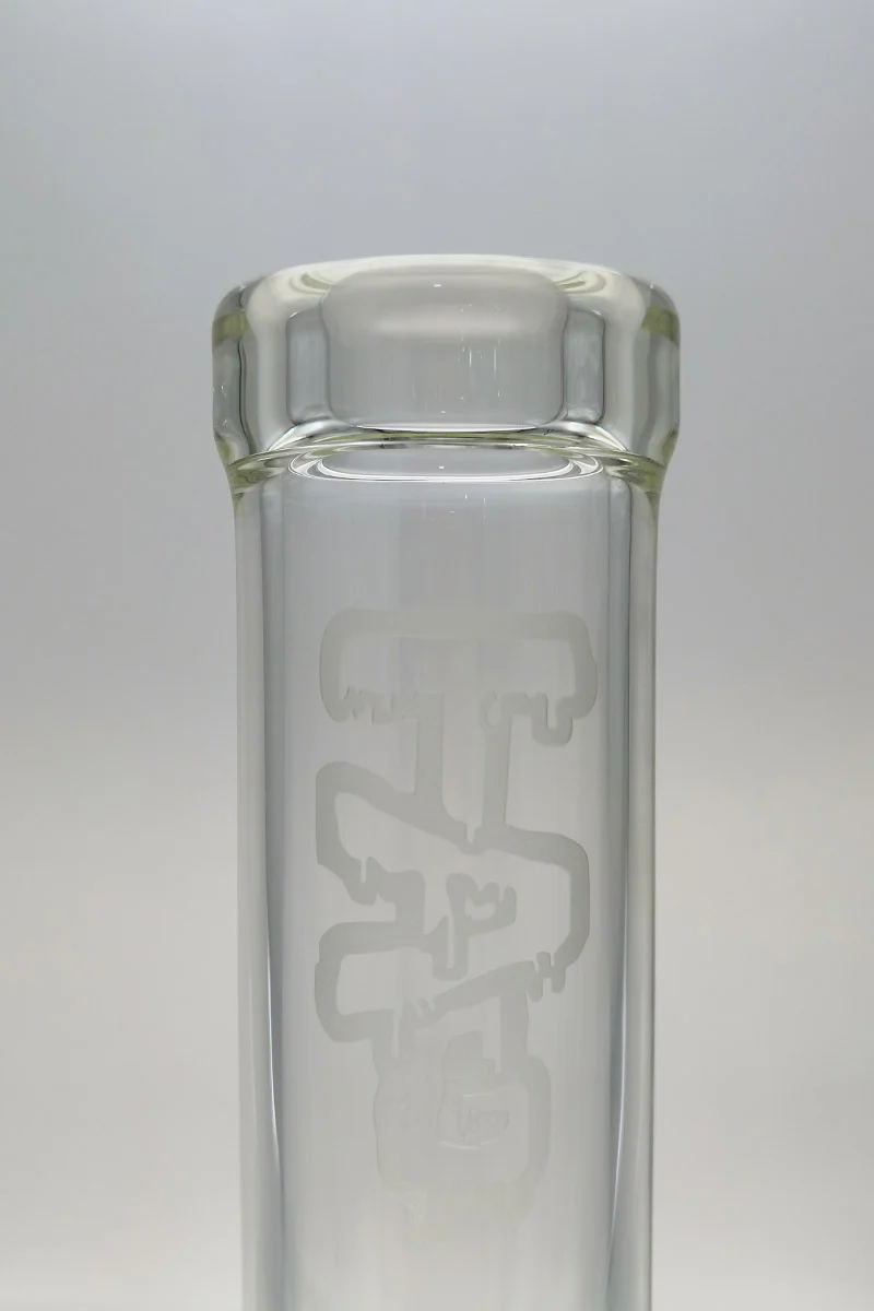 TAG - 16" Straight Tube Bong 65x7MM - 28/18MM Downstem (4.25") - Image 7