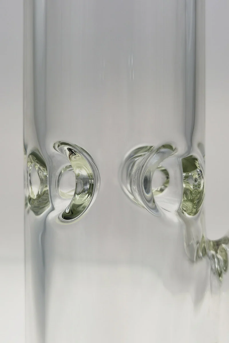 TAG - 16" Straight Tube Bong 65x7MM - 28/18MM Downstem (4.25") - Image 8