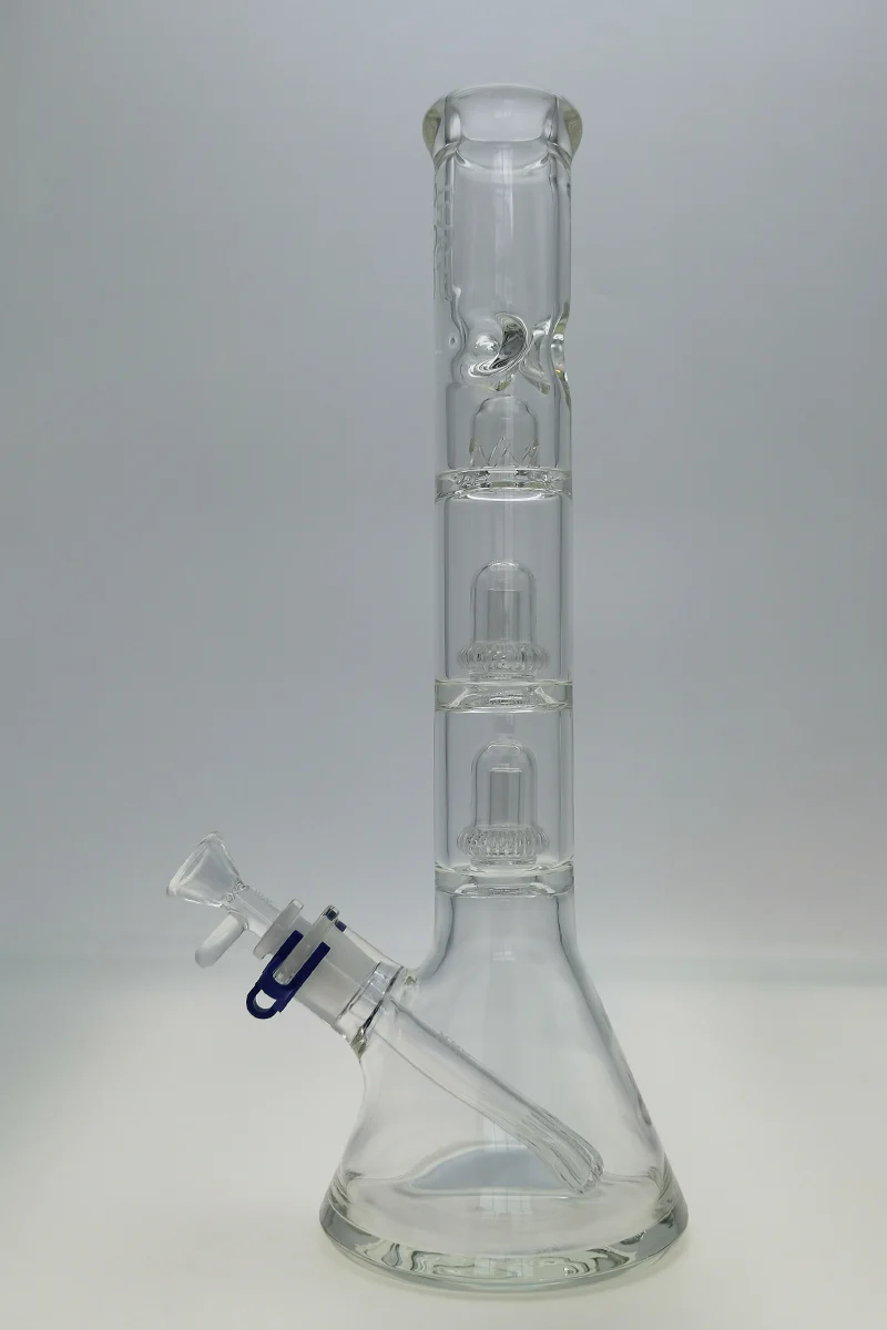 TAG - 17" Streamline Double Super Slit UFO Beaker Bong 50x7MM - 18/14MM Downstem (4.00") - Image 3