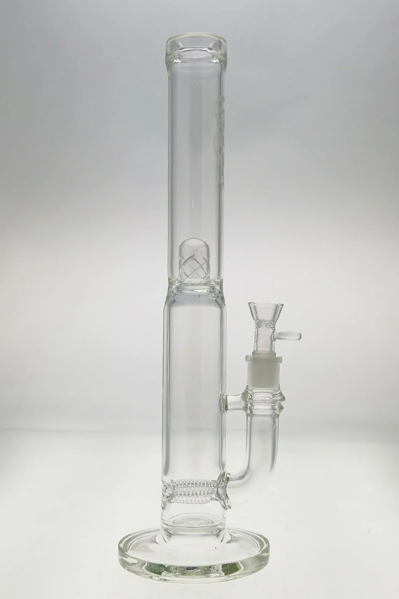 TAG - 16" Super Slit Gridded Triple Inline to Helical Dome Splash Guard Bong 44x4MM (18MM Female) - Image 33